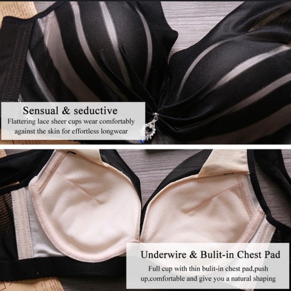 💗New wireless deep v ultra thin adjustable bra - Picture 8 of 8